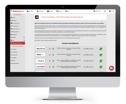 Imagen de cabecera de Publicar en portales inmobiliarios es fácil y rápido con Inmogesco