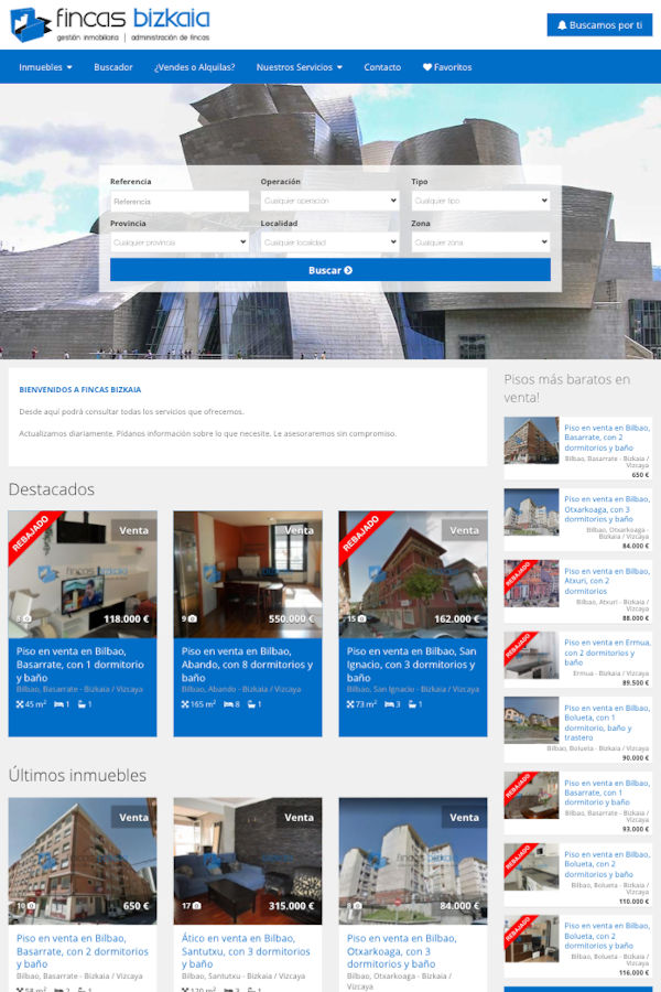 Página web Property Daos
