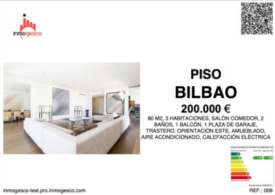 Plantilla para escaparate de inmobiliaria en horizontal - Inmogesco