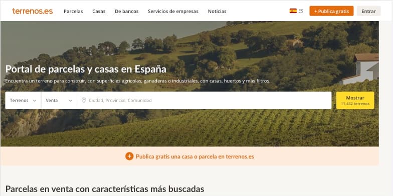 Terrenos_Es: el portal para comprar y vender - Inmogesco