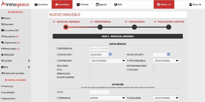 Ficha de inmuebles de inmogesco Ficha de inmuebles de inmogesco