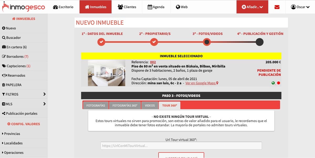 Tours virtuales para inmobiliarias - Inmogesco