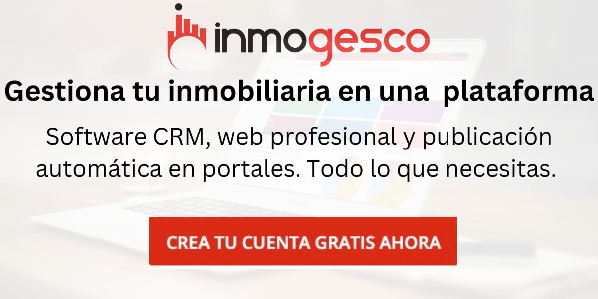 Web inmobiliaria + Software CRM inmobiliario - Inmogesco